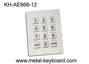 3x4 Matrix 12 Keys Kiosk Keypad / Rugged Stainless Steel Access Keypad