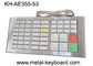 Mechanical Ruggedized Keyboard , Stainless Steel Panel Keyboard