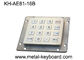 Rugged Metal Industrial Entry Keypad with 16 Keys In 4x4 Matrix