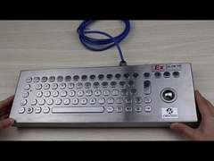 Electroplated Industrial Keyboard Metal Rugged Weatherproof