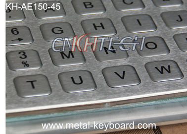 45 Keys Liquid proof / Vandalproof industrial keyboards in metal , USB interface