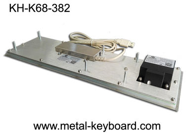 71 Keys Industrial Computer Keyboard , Stainless steel Keyboard for Self service Terminal